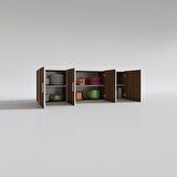 Kenzlife hazır mutfak silvanus cvz 060*180*22 mutfak banyo dolabı kapaklı raflı