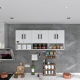 Kenzlife hazır mutfak vice byz 060*180*22 mutfak banyo dolabı kapaklı raflı