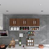 Kenzlife hazır mutfak vice cvz 060*180*22 mutfak banyo dolabı kapaklı raflı