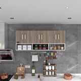 Kenzlife hazır mutfak vice crd 060*180*22 mutfak banyo dolabı kapaklı raflı