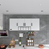 Kenzlife hazır mutfak floro22 byz 060*150*22 mutfak banyo dolabı kapaklı raflı