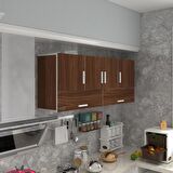 Kenzlife hazır mutfak general cvz 060*150*22 mutfak banyo dolabı kapaklı raflı