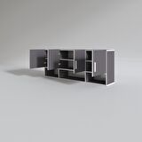Kenzlife hazır mutfak konsta gri 060*150*22 mutfak banyo dolabı kapaklı raflı