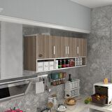 Kenzlife hazır mutfak konsta crd 060*150*22 mutfak banyo dolabı kapaklı raflı