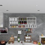 Kenzlife hazır mutfak orela byz 060*150*22 mutfak banyo dolabı kapaksız raflı