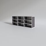 Kenzlife hazır mutfak orela gri 060*150*22 mutfak banyo dolabı kapaksız raflı
