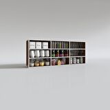 Kenzlife hazır mutfak orela cvz 060*150*22 mutfak banyo dolabı kapaksız raflı