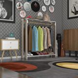 Kenzlife giysi dolabı maksut 135*100*40 crd askılık ayakkabılık