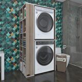 Kenzlife çamaşır-kurutma makinesi dolabı bolodenka sol crd 180*090*60 banyo kapaksız arkalıksız