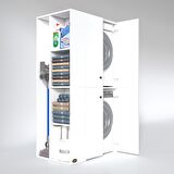 Kenzlife çamaşır-kurutma makinesi dolabı kapaklı foka sol byz 180*090*60 banyo arkalıksız