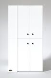 Kenzlife çamaşır-kurutma makinesi dolabı kapaklı foka sol byz 180*090*60 banyo arkalıksız