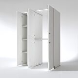Kenzlife çamaşır-kurutma makinesi dolabı kapaklı yaromira sol byz 180*120*60 banyo arkalıksız