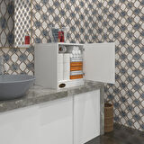 Kenzlife kapaklı mutfak dolabı melek39 byz 039x039x39 banyo ofis komodin (m)