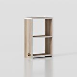 Kenzlife kitaplık süper ga 060*40*19 crd 2 katlı tek bölme ofis mutfak banyo dolabı arkalıksız