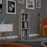 Kenzlife kitaplık süper ga 090*40*19 crd 3 katlı tek bölme ofis mutfak banyo dolabı arkalıksız