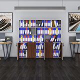 Kenzlife klasör dolabı kilitli gökbörü cvz 175*200*30 klasörlük kitaplık ofis arkalıksız