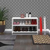 Kenzlife ayakkabılık goya byz 040*70*30 arkalıksız ayakkabı ofis dolabı
