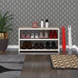 Kenzlife ayakkabılık goya crd 040*70*30 arkalıksız ayakkabı ofis dolabı