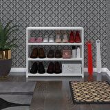 Kenzlife ayakkabılık goya byz 060*70*30 arkalıksız ayakkabı ofis dolabı
