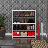 Kenzlife ayakkabılık goya gri 080*70*30 arkalıksız ayakkabı ofis dolabı