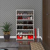 Kenzlife ayakkabılık goya crd 120*70*30 arkalıksız ayakkabı ofis dolabı iki bölme