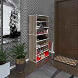 Kenzlife ayakkabılık goya crd 140*70*30 arkalıksız ayakkabı ofis dolabı iki bölme