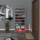 Kenzlife ayakkabılık goya gri 160*70*30 arkalıksız ayakkabı ofis dolabı iki bölme