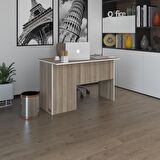 Kenzlife ofis masası miyamoto crd sağ 75*110*60 raflı dolap bilgisayar çalışma masası