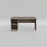 Kenzlife ofis masası miyamoto crd sol 75*120*60 raflı dolap bilgisayar çalışma masası