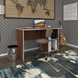 Kenzlife ofis masası miyamoto cvz sağ 75*140*60 raflı dolap bilgisayar çalışma masası