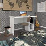 Kenzlife ofis masası miyamoto byz sağ 75*150*60 raflı dolap bilgisayar çalışma masası