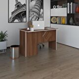 Kenzlife ofis masası yoko ono cvz sağ 75*120*60 raflı dolap eşkenar bilgisayar çalışma masası