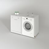 Kenzlife çamaşır&kurutma&bulaşık makinesi dolabı naumkare byz 90*140*60 kapaksız arkalıksız