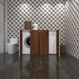 Kenzlife çamaşır&kurutma&bulaşık makinesi dolabı tatyanakare cvz 90*140*60 kapaklı arkalıksız
