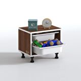 Kenzlife sepetli mutfak dolabı ruberu cvz 038x45x30 banyo oyuncak çamaşır beyaz 2 li sepet