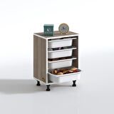 Kenzlife sepetli mutfak dolabı ruberu crd 062x45x30 banyo oyuncak çamaşır beyaz 4 lü sepet