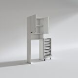 Kenzlife çamaşır makinesi dolabı sinemsepet byz 07 li banyo arkalıksız kurutma bulaşık