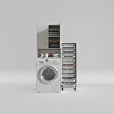 Kenzlife çamaşır makinesi dolabı sinemsepet byz 10 lu banyo arkalıksız kurutma bulaşık