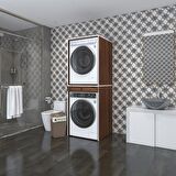 Kenzlife çamaşır-kurutma makinesi dolabı avi senna cvz 187*070*60 çekmeceli banyo