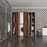 Kenzlife çamaşır-kurutma makinesi dolabı ve giysi dolabı suyuti sağ cvz 180*170*60  banyo