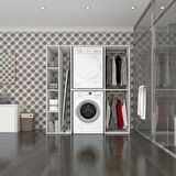 Kenzlife çamaşır-kurutma makinesi dolabı ve giysi dolabı cevheri sol byz 180*170*60  % 100 FULL MDF