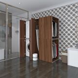 Kenzlife çamaşır-kurutma makinesi dolabı ve giysi dolabı bistami sağ cvz 180*160*60  banyo