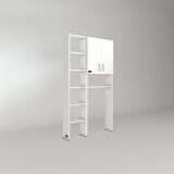 Kenzlife çamaşır makinesi dolabı veronikamaksmdf byz 180*096*20 % 100 MDF full Mdf banyo arkalıksız raflı