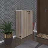 Kenzlife ayakkabılık ayakkabı dolabı kilitli be real crd 100*70*32 kapaklı arkalıklı ofis dolabı