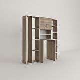 Kenzlife çamaşır makinesi dolabı hayzummega crd 180*156*55 banyo kiler çift kapaklı arkalıklı