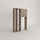 Kenzlife çamaşır makinesi dolabı veronikasüpürge crd 180*126*20 banyo arkalıksız raflı