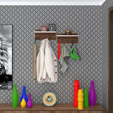 Kenzlife elbise askılığı karayemiş2 cvz 26*076*12 vestiyer portmanto askı askılık 8 adet askı