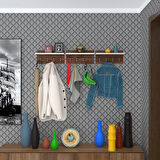 Kenzlife elbise askılığı karayemiş3 cvz 26*114*12 vestiyer portmanto askı askılık 12 adet askı