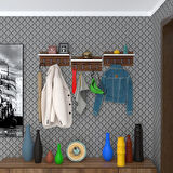 Kenzlife elbise askılığı karayemiş3 cvz 26*114*12 vestiyer portmanto askı askılık 12 adet askı