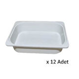 Kenzlife çamaşır mutfak sepeti byz 10*040*30 plastik sepet 12 adet 